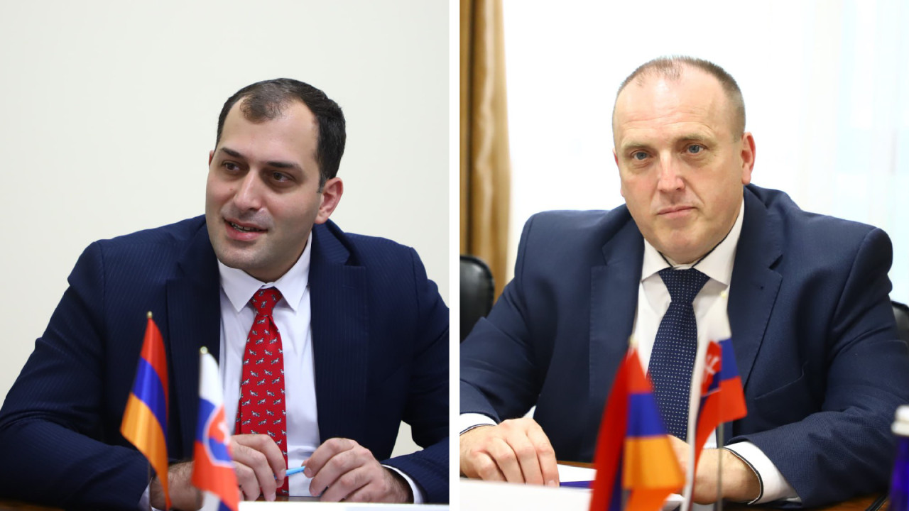 First Deputy Minister Mantashyan received the Deputy Minister of Economy of Slovak Republic
