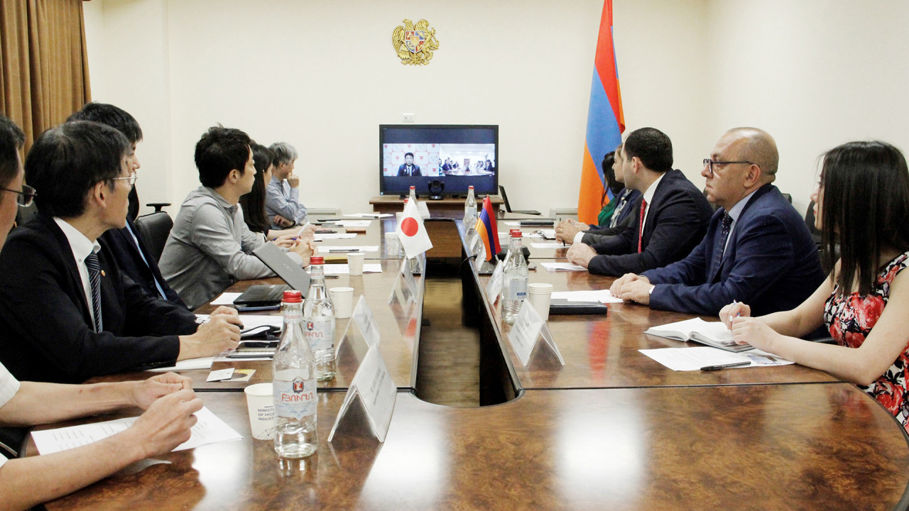 Обсуждены возможности двустороннего армяно-японского сотрудничества в сфере информационных технологий