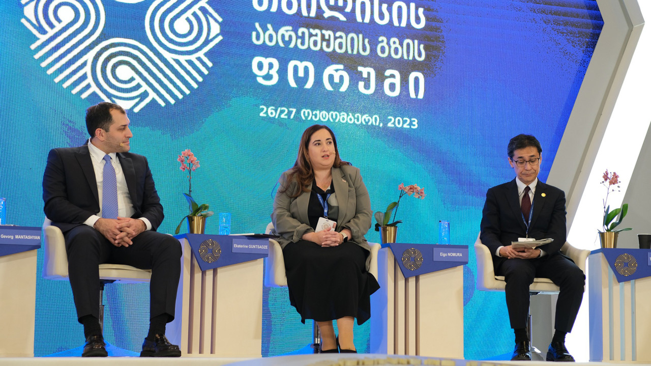Первый заместитель министра Геворг Манташян принял участие в конференции «Шелковый путь» в Тбилиси