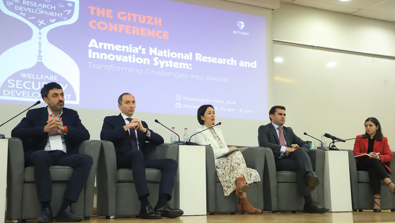 Minister Robert Khachatryan participated in the conference organized by the “Gituzh” initiative