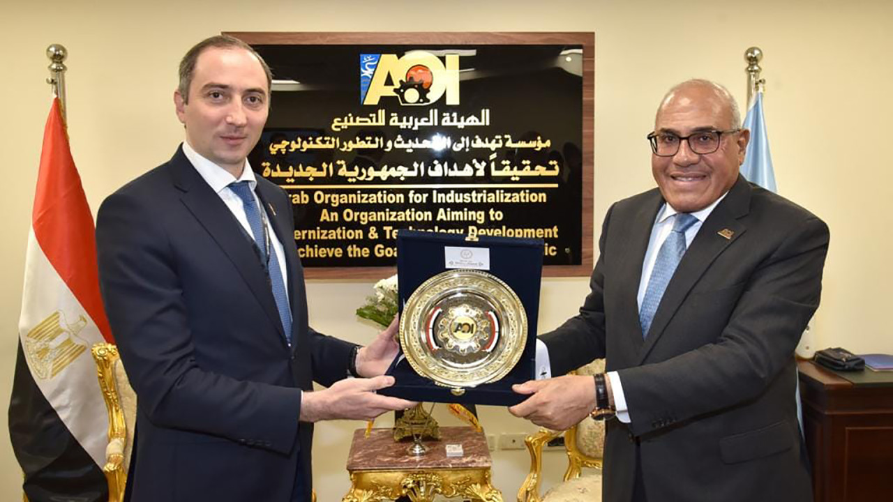 Cooperation opportunities were discussed with the Chairman of Arab Organization for Industrialization