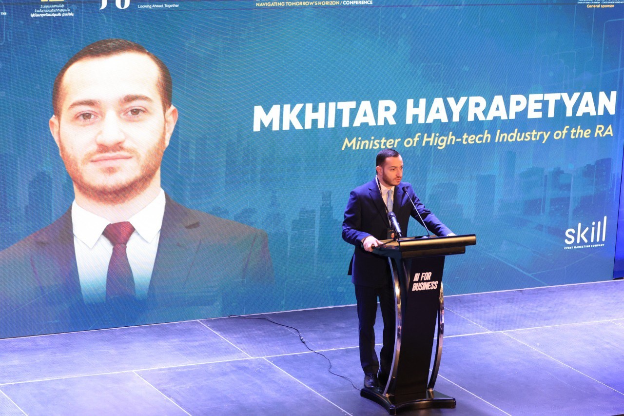 Breaking the fears from artificial intelligence, Armenia can be competitive all over the world. Mkhitar Hayrapetyan