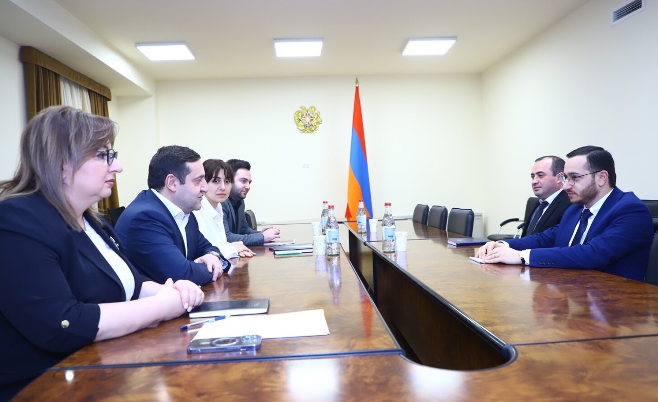 Minister Mkhitar Hayrapetyan received representatives of “Enterprise Armenia”