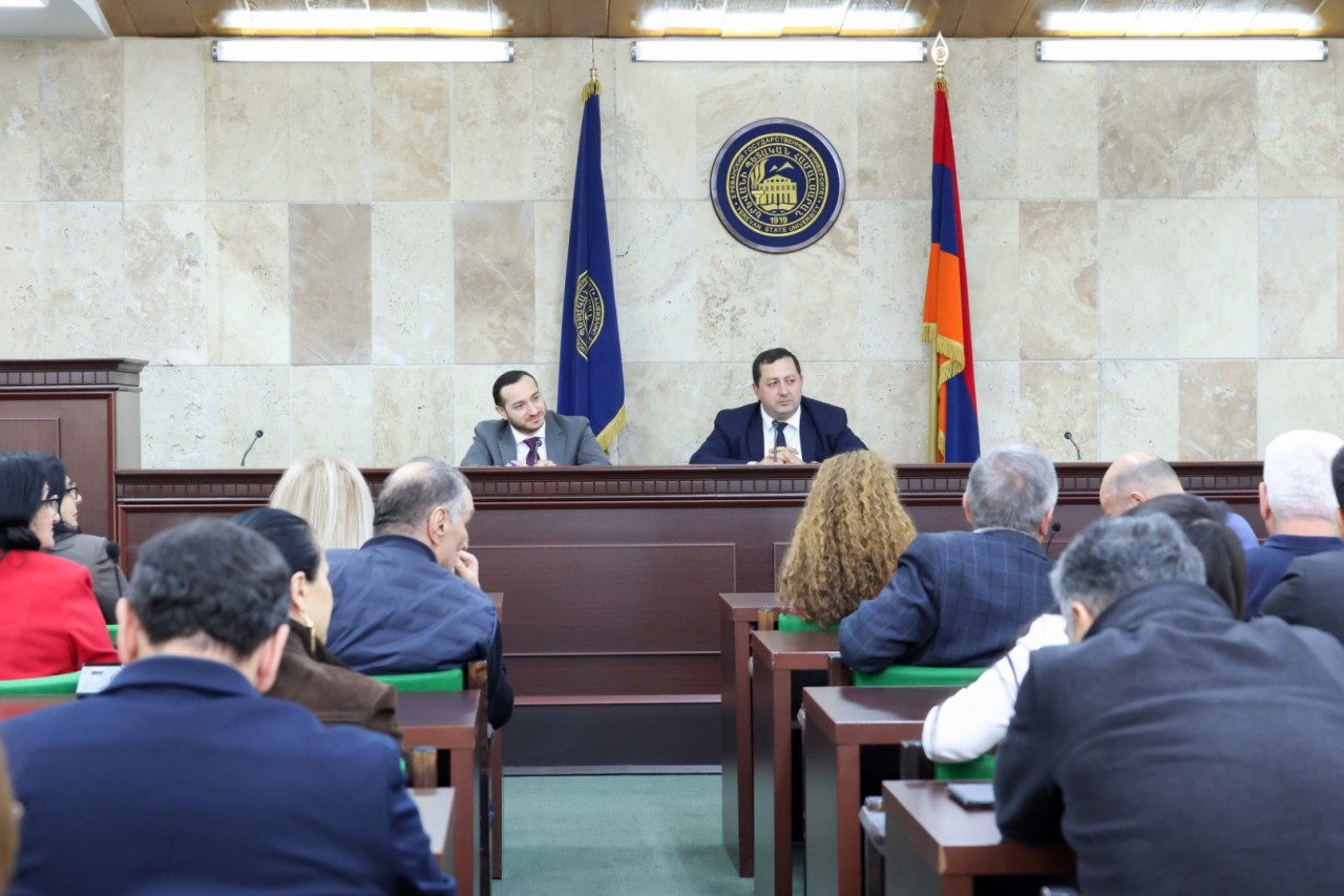 Mkhitar Hayrapetyan Visits Yerevan State University to Discuss Advancing Scientific Research